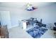 Modest bedroom with carpet, a comfortable bed, and practical furnishings for versatile use at 5652 Apple Branch Way, Indianapolis, IN 46237