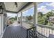 Charming front porch with decorative columns offering a relaxing outdoor space at 847 E Jefferson St, Franklin, IN 46131