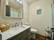 Bathroom with modern vanity, updated fixtures, and coordinated decor at 8829 Tracy Dr, Clayton, IN 46118