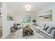 Cozy living room filled with natural light, featuring modern decor and comfortable seating at 9689 Exchange St, Fishers, IN 46038