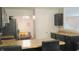 Well-equipped kitchen with modern appliances, dark cabinetry, and an open layout perfect for entertaining at 11445 Congaree Way, Indianapolis, IN 46235