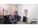 This salon room features salon chairs, mirrors, and salon equipment at 11445 Congaree Way, Indianapolis, IN 46235