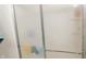 This bathroom features a shower with sliding glass doors at 11445 Congaree Way, Indianapolis, IN 46235