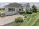 Spacious backyard features a patio area, perfect for outdoor enjoyment and relaxation at 3270 Cherokee Cir, Bargersville, IN 46106