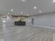 Spacious finished basement with a bar area and recessed lighting at 3270 Cherokee Cir, Bargersville, IN 46106