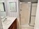 Bathroom vanity and stand up shower at 3400 W Riggin Rd, Muncie, IN 47304