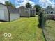 Fenced backyard, offering a private outdoor space with a garage on the property at 5332 Fletcher Ave, Indianapolis, IN 46219