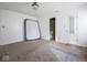 Bedroom with neutral carpet, a mattress leaning against the wall and an ensuite bathroom at 5548 Glen Canyon Dr, Indianapolis, IN 46237