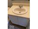 A vanity with faucet is showcased in the bathroom at 7313 Shanna Cir, Indianapolis, IN 46236