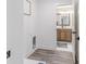 Hallway with access to bathroom and laundry room at 9124 Anthem Ave, Plainfield, IN 46168