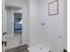 Functional laundry area with hookups and a view to a Bedroom at 9124 Anthem Ave, Plainfield, IN 46168