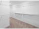 Walk-in closet featuring neutral carpet and wire shelving at 3980 Canning St, Danville, IN 46122