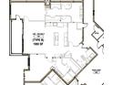 Detailed floor plan of a two-bedroom apartment unit, showcasing its spacious layout and functional design at 1155 S Rangeline Rd # 503, Carmel, IN 46032