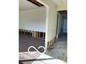A living room being renovated ready for drywall and flooring to be installed at 4322 Par Dr, Indianapolis, IN 46268