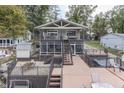 Two-story home with large deck and lake views at 7438 Haw Dr, Nineveh, IN 46164