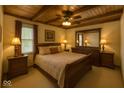 Well-lit bedroom with hardwood floors, traditional furnishings, and a cozy ambiance that is perfect for relaxation at 610 E Morgan St, Martinsville, IN 46151