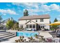 Inviting backyard oasis with a sparkling pool and patio at 4729 Pearcrest Way, Greenwood, IN 46143