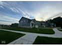 New home community with houses featuring similar architectural styles at 1191 Taggart Way, Greenwood, IN 46143