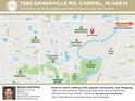 This property is close to walking trails, restaurants, shopping, parks, golf, and excellent schools at 7282 Zanesville Rd, Carmel, IN 46033