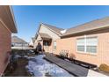 Brick building with walkway and snow on the ground at 4208 Payne Dr, Plainfield, IN 46168