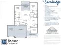 The Cambridge floor plan includes 2 bedrooms, 2 bathrooms, and optional 3rd car garage at 1684 Linden Ln, Greenfield, IN 46140