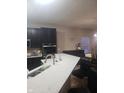 Kitchen with island, quartz countertops, and stainless steel appliances at 9149 Thames Dr, Avon, IN 46123