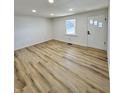 Bright living room featuring hardwood floors and an open floor plan at 2006 E 44Th St, Anderson, IN 46013