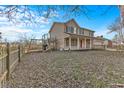 Two story house with large backyard and playground at 3 Lakewood Dr, Trafalgar, IN 46181
