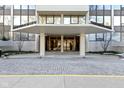 Modern building entrance with stone pavement and awning at 4000 N Meridian St # 3A, Indianapolis, IN 46208