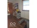 Pantry with ample shelving for food storage at 3915 Brookville Rd, Indianapolis, IN 46201