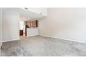 Spacious living room with high ceilings and carpet at 1056 Reserve Way, Indianapolis, IN 46220