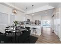 Modern kitchen with island and stainless steel appliances at 730 Sanders St, Indianapolis, IN 46203