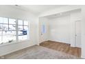 Bright foyer with hardwood floors and neutral walls at 4070 Railhead Ave, Westfield, IN 46074