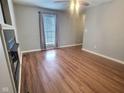 Living room with hardwood floors and a fireplace at 2062 Sumpter Trl, Columbus, IN 47203