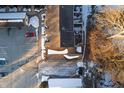 Aerial view of townhouse community in winter at 5619 N Rural St, Indianapolis, IN 46220