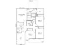 Second floor includes Primary bedroom with walk-in closet, and 3 additional bedrooms at 1910 Black Oak Dr, Shelbyville, IN 46176