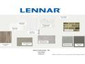 Osborne Trails Central - 708 color board featuring the Sullivan B design at 19544 Allenwood Dr, Westfield, IN 46074