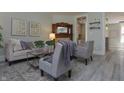 Bright living room featuring a cozy seating area at 1442 N Illinois St # 19, Indianapolis, IN 46202