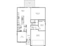 Main floor plan showcasing kitchen, great room, and garage at 250 Ambassador Dr, Pittsboro, IN 46167