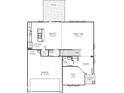 Main floor plan showing kitchen, great room, and garage at 4767 E Shadowbrook Dr, Camby, IN 46113