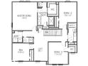Two-story home floor plan with Primary bedroom, loft, and laundry at 4767 E Shadowbrook Dr, Camby, IN 46113