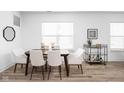 Elegant dining area with modern table and chairs at 2849 N Washington N Blvd, Indianapolis, IN 46205