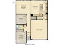 First floor plan showcasing a study, great room, kitchen, and garage at 7538 Allesley Dr, Avon, IN 46123