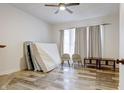 Spacious bedroom with hardwood floors and large windows at 1022 Villa Ave, Indianapolis, IN 46203