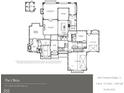 Main floor plan highlighting the kitchen, dining, and primary bedroom at 1461 Chatham Ridge Ct, Westfield, IN 46074