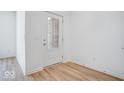 White door with glass panels leading to the interior at 5763 Cr W 750 N, McCordsville, IN 46055