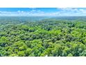 Expansive aerial view showcasing a verdant forest canopy with rolling hills under a clear blue sky at 6377 N Tutterow Rd, Monrovia, IN 46157