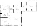 3 bed, 1 bath home featuring a large living room at 233 S Routiers Ave, Indianapolis, IN 46219