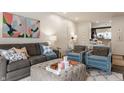 Spacious living room with plush seating, large windows, and an open floor plan at 2342 The Springs Dr, Indianapolis, IN 46260