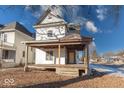 Two story home with wrap around porch, needs renovation at 605 Hendricks St, Anderson, IN 46016